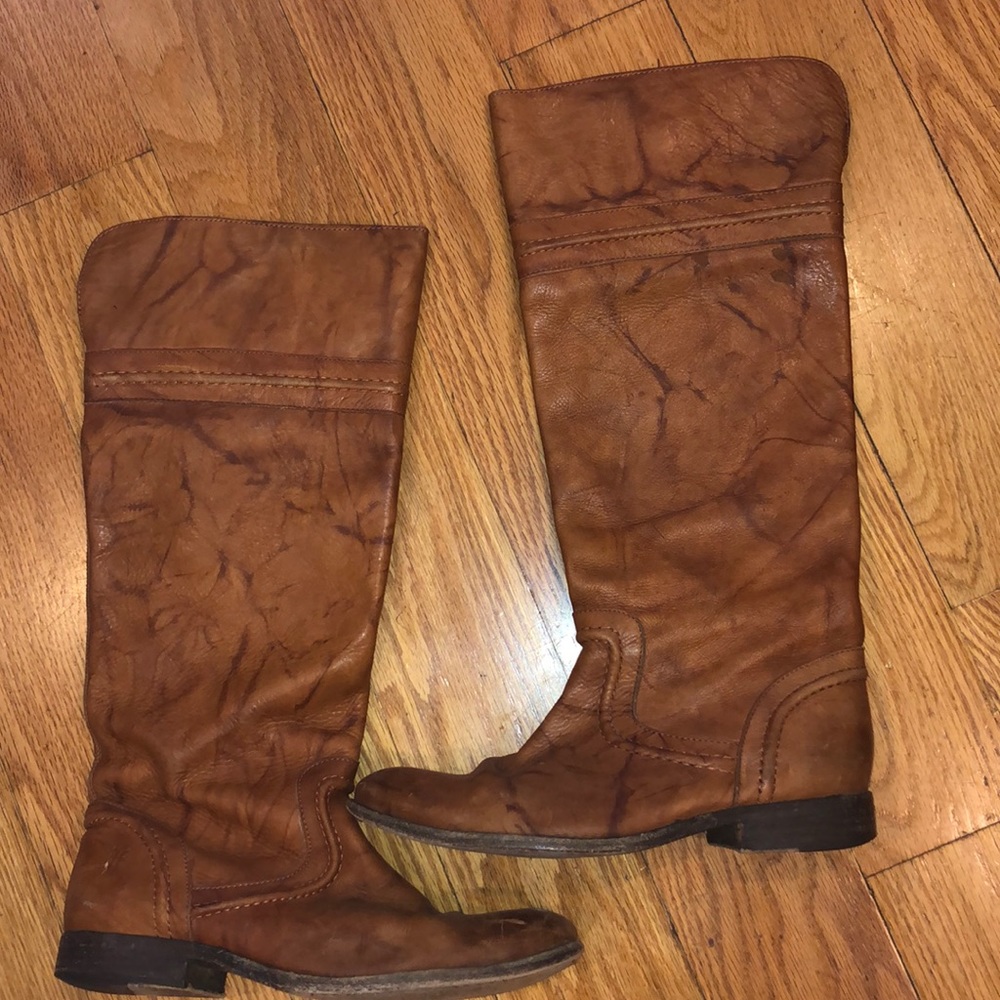 Frye Tall Brown Boots - Picture 1 of 5